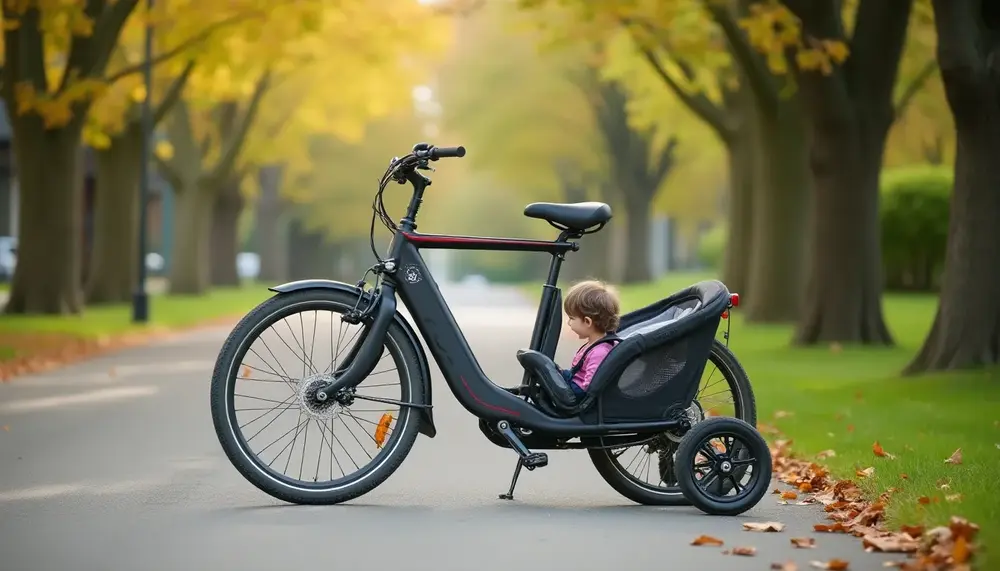 So klappts: Fahrradanhänger und Kindersitz gleichzeitig nutzen