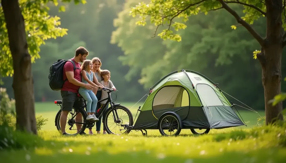 Abenteuer mit einem Fahrradanhänger mit Zelt: Der ideale Begleiter für Outdoor-Familien