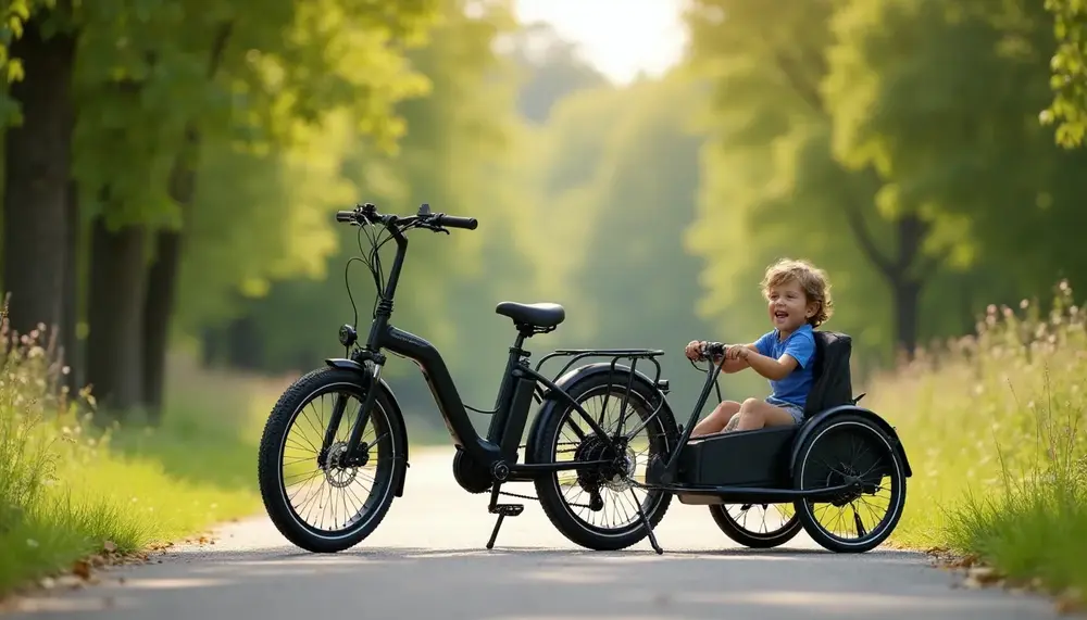 Fahrradanhänger am E-Bike: Mehr Freiheit bei der Kinderbeförderung