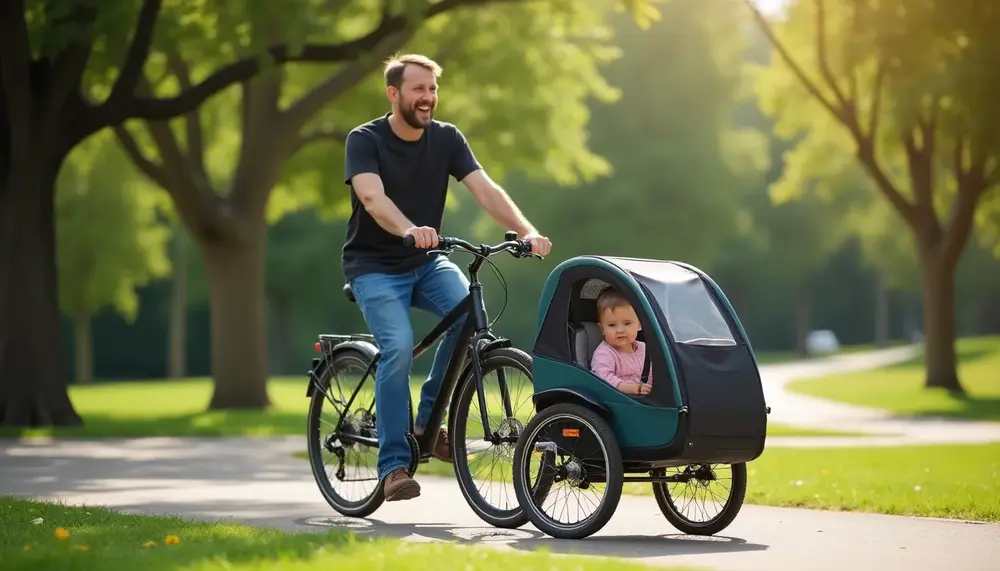 Fahrradanhänger mit Babyschale: Sicherheit und Komfort ab dem ersten Tag